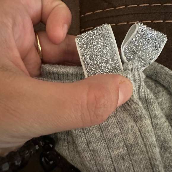 NWT. GAP boot sock bundle. Grey and Black. Glitter detail. - Picture 4 of 4